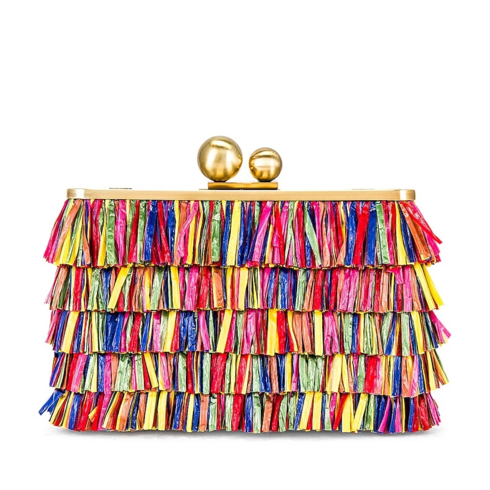 Olga Carlita Carnivale Clutch in Multi